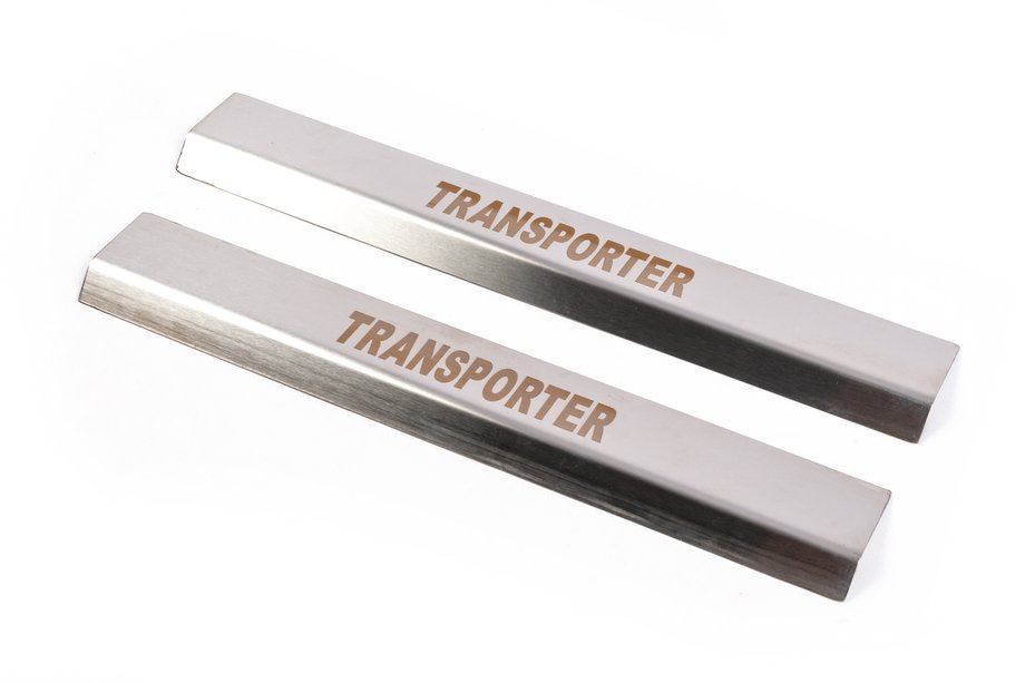 Volkswagen T5 Transporter 2003-2010 Einstiegsleisten Edelstahl Carmos V1 (2 Stk) Image