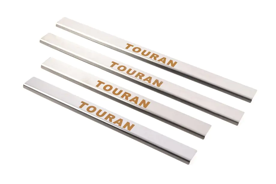 Volkswagen Touran 2003-2010 Einstiegsleisten Carmos (4 Stk, Edelstahl) Image