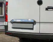 Mercedes Sprinter W907/W910 2018- Chromleiste über dem Kennzeichen (Edelstahl) Foto 1