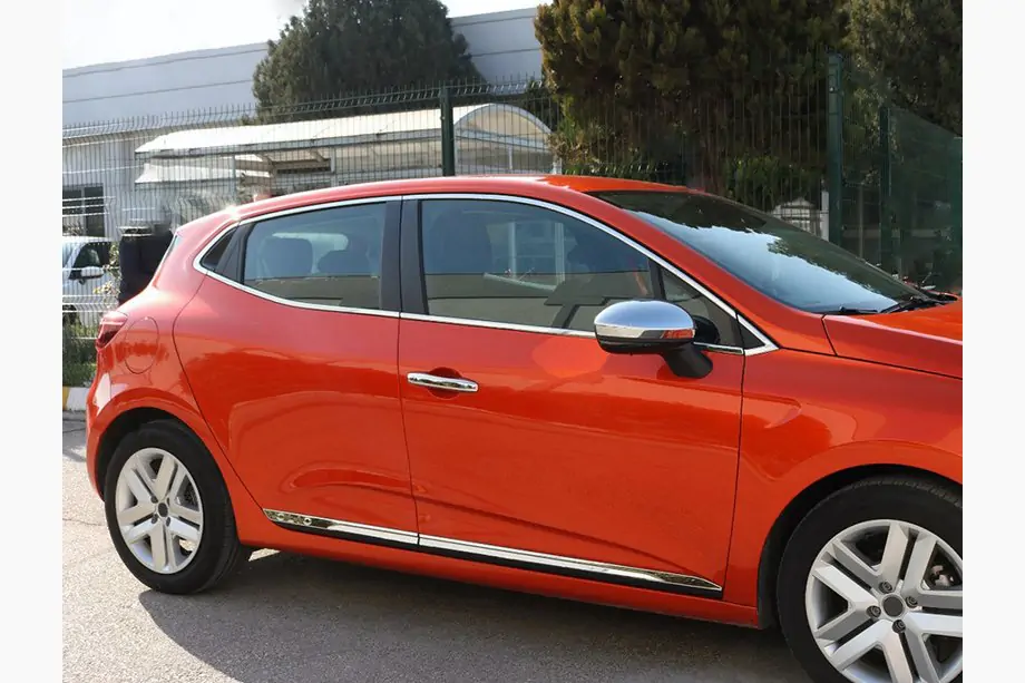 Renault Clio V 2019- Komplett Fensterrahmen Abdeckung Edelstahl (12 Stk) Image