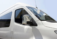 Mercedes Sprinter W907/W910 2018- Spiegelabdeckungen (2 Stk., Edelstahl) OmsaLine - Italienischer Edelstahl Foto 1
