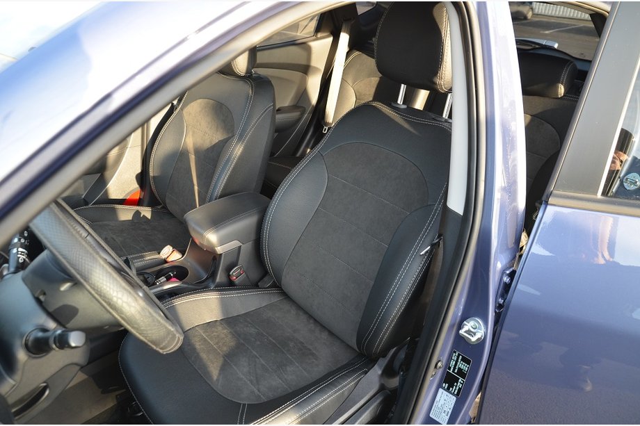 Hyundai IX-35 2010-2015 Autositzbezüge SoyuzAuto Leder-Optik Image