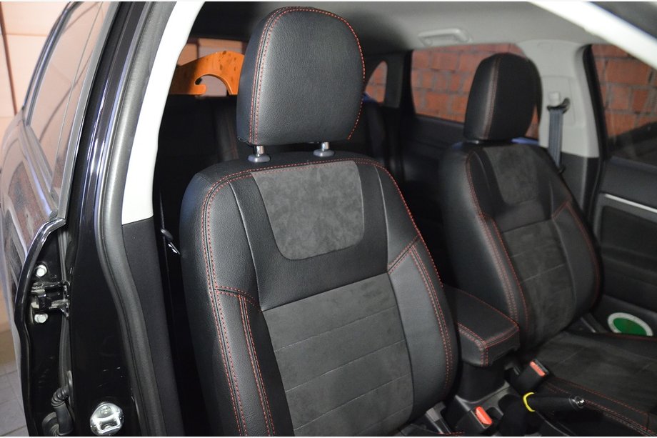 Mitsubishi ASX 2010-2023 Autositzbezüge SoyuzAuto Leder-Optik Image