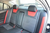 Mitsubishi Lancer X 2008- Autositzbezüge SoyuzAuto Leder-Optik Foto 2