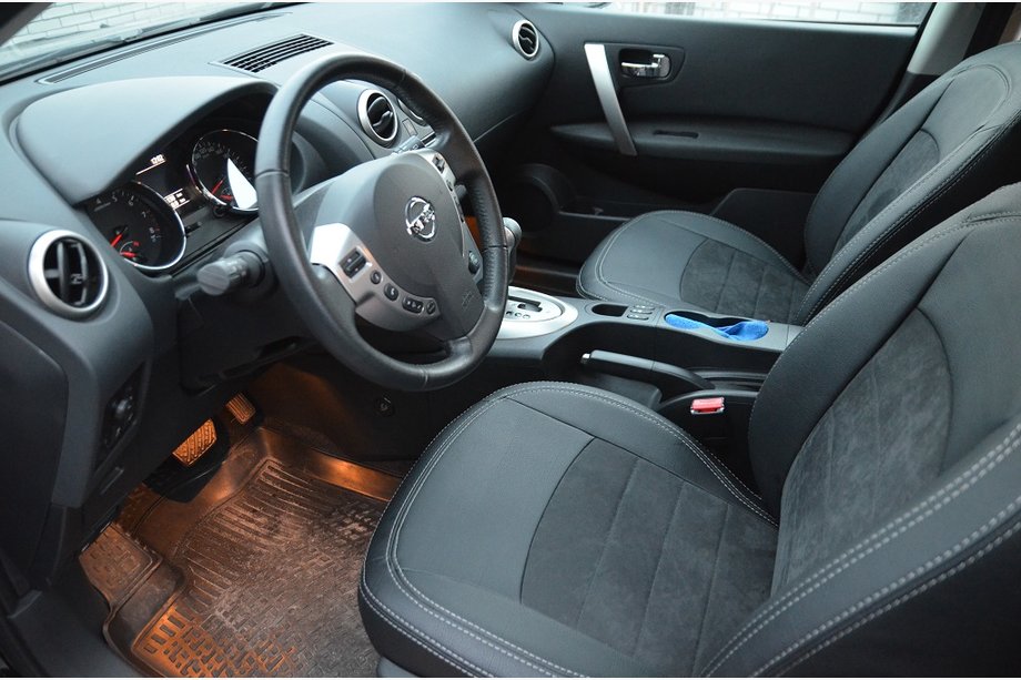 Nissan Qashqai 2007-2010 Autositzbezüge SoyuzAuto Leder-Optik Image