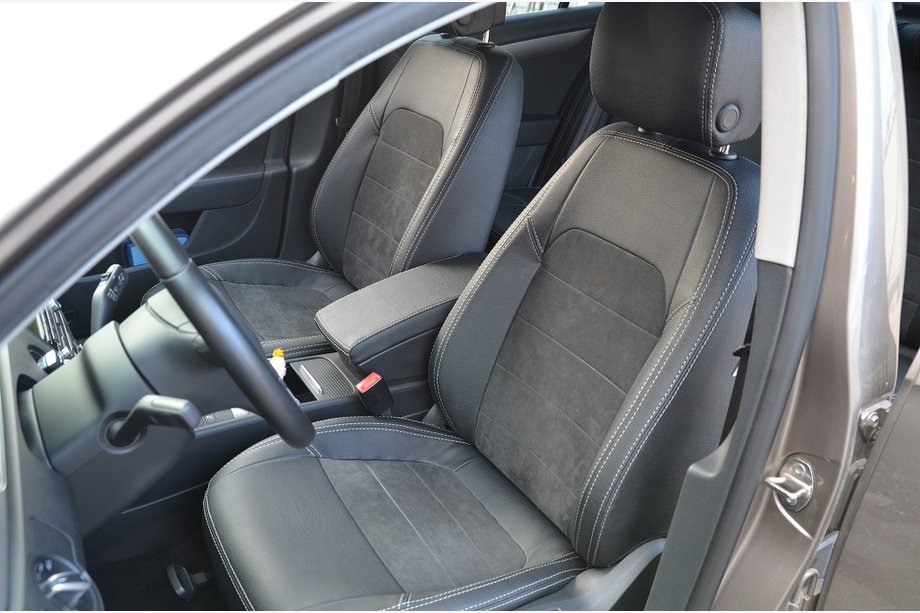 Volkswagen Passat B7 2012-2015 Autositzbezüge SoyuzAuto Leder-Style Image