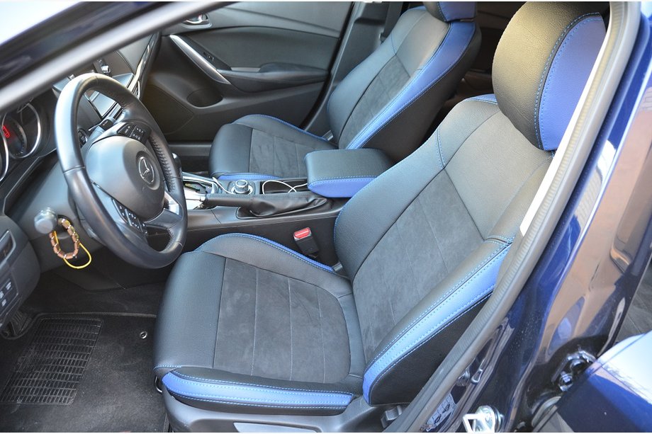 Mazda 6 2012-2024 Autositzbezüge SoyuzAuto Leder-Optik Image