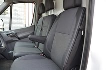 Mercedes Sprinter W906 2006–2018 Autositzbezüge (Kunstleder↗Stoff, Premium) Foto 3
