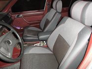 Mercedes E-class W124 1984–1997 Autositzbezüge (Kunstleder↗Stoff, Premium) Foto 1