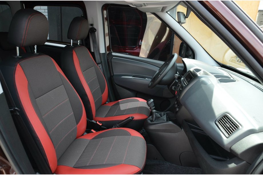 Fiat Doblo II 2010-2022 Autositzbezüge Premium (Kombination, kompletter Innenraum) Foto 3