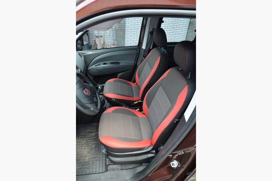 Fiat Doblo II 2010-2022 Autositzbezüge Premium (Kombination, kompletter Innenraum) Foto 6
