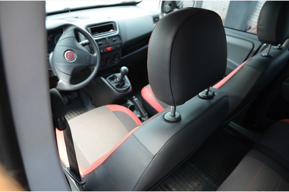Fiat Doblo II 2010-2022 Autositzbezüge Premium (Kombination, kompletter Innenraum) Foto 7