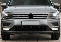 Volkswagen Tiguan 2016-2023 Edelstahl Abdeckung für vordere Stoßstange 2016-2020 Foto 1