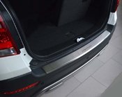 Chevrolet Captiva 2006-2019 Heckstoßstangenschutz mit Kante NataNika (2011+, Edelstahl) Foto 1
