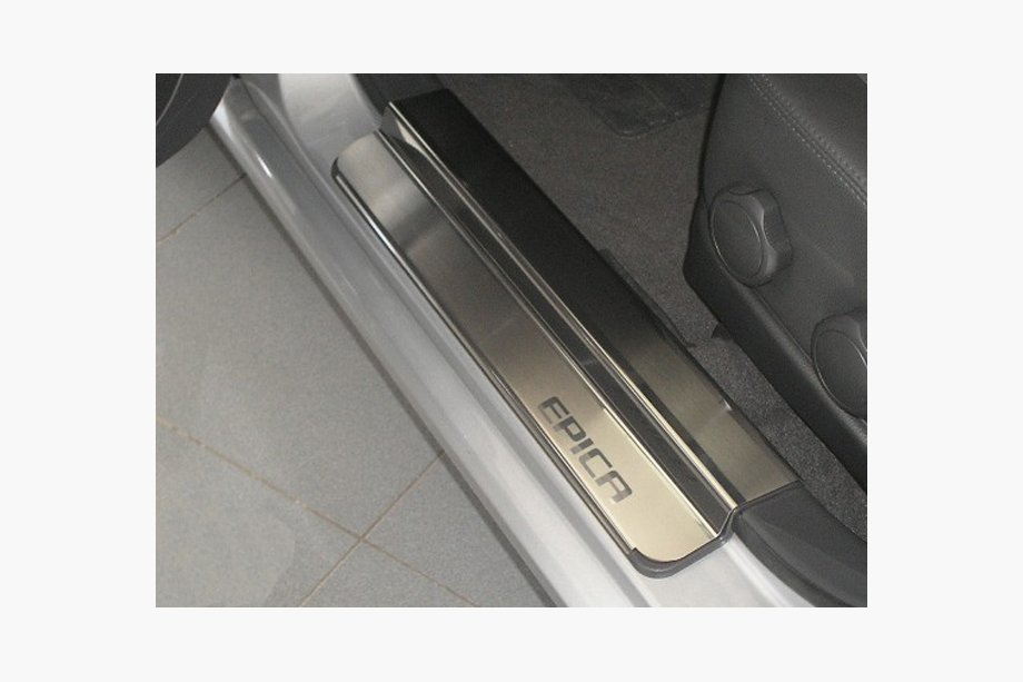 Chevrolet Epica 2006-2014 Einstiegsleisten Abdeckungen NataNika Premium (Edelstahl) Image