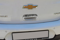 Chevrolet Cruze 2009–2015 Chrom Heckklappengriff Abdeckung (für HB Version, Edelstahl) OmsaLine - Italienischer Edelstahl Foto 1