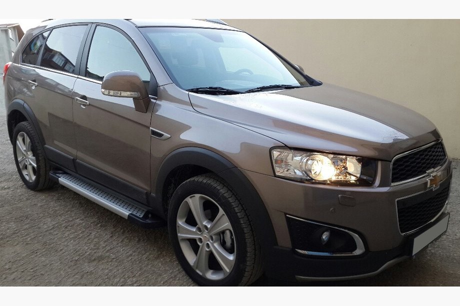 Chevrolet Captiva 2006-2019 Trittbretter Allmond Grey (2 Stk., Aluminium) 2016-2019 Image