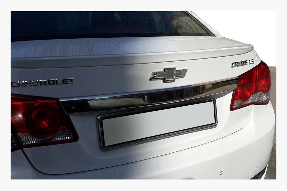 Chevrolet Cruze 2009–2015 Chromleiste über dem Kennzeichen (Edelstahl) Carmos - Türkischer Edelstahl Image