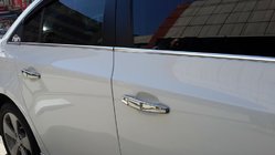Chevrolet Cruze 2009–2015 Fensterzierleisten Edelstahl HB, Carmos - Türkischer Stahl Foto 3
