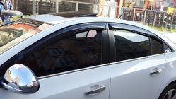 Chevrolet Cruze 2009–2015 Fensterzierleisten Edelstahl HB, Carmos - Türkischer Stahl Foto 2