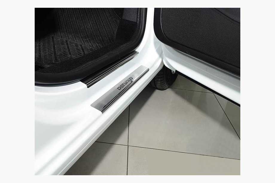 Citroen Berlingo 2008-2018 Einstiegsleisten Natanko (Edelstahl) Image