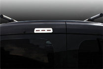 Peugeot Bipper 2008-2017 Chrom Blende fuer hinteres Bremslicht (Edelstahl) Foto 1