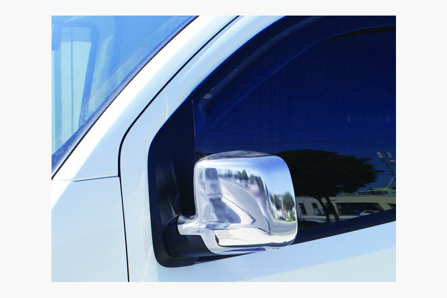 Peugeot Bipper 2008-2017 Spiegelabdeckungen komplett (2 Stk., Edelstahl) Carmos - Verchromter Kunststoff Foto 7