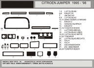 Citroen Jumper 1995-2006 Armaturenbrett Abdeckungen (Modell 1995-1998) Foto 1