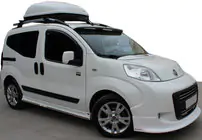 Peugeot Bipper 2008-2017 Frontstoßstangenlippe V2 (grundiert zum Lackieren) Foto 1