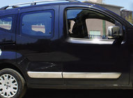 Peugeot Bipper 2008-2017 Türleisten Edelstahl (4 Stk) Carmos - Türkischer Edelstahl Foto 1
