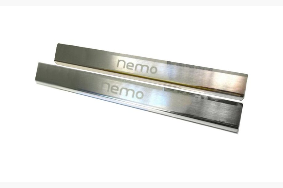 Citroen Nemo 2007-2017 Einstiegsleisten Natanko (Edelstahl) Premium - 3M Klebeband, 0.8 mm Image