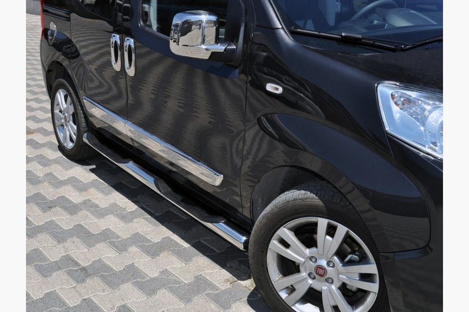 Citroen Nemo 2007-2017 Seitliche Rohre (2 Stk., Edelstahl) Image