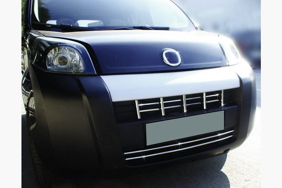 Citroen Nemo 2007-2017 Kühlergrill Abdeckung (15-tlg., Edelstahl) Carmos - Türkischer Edelstahl Image