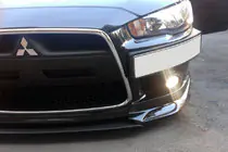 Mitsubishi Lancer X 2008- Kennzeichenhalter (Kunststoff) Foto 5