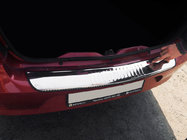 Renault Logan I 2008-2013 Heckstoßstangenschutz Carmos Edelstahl Foto 1