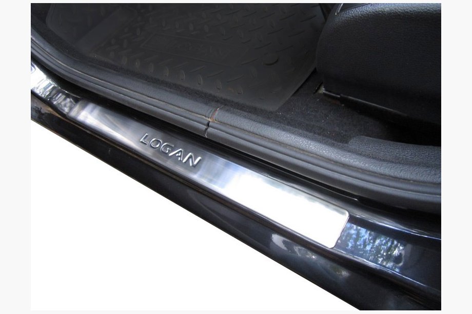 Renault Logan MCV 2005-2013 Einstiegsleisten OmsaLine (4 Stk., Edelstahl) Image