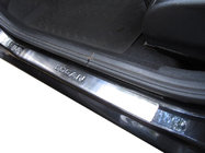 Renault Logan MCV 2005-2013 Einstiegsleisten OmsaLine (4 Stk., Edelstahl) Foto 1