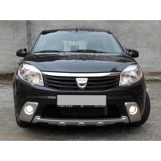 Frontstoßstangen Abdeckungen (3 Stk, grundiert) Dacia Sandero 2007-2013 Foto 1