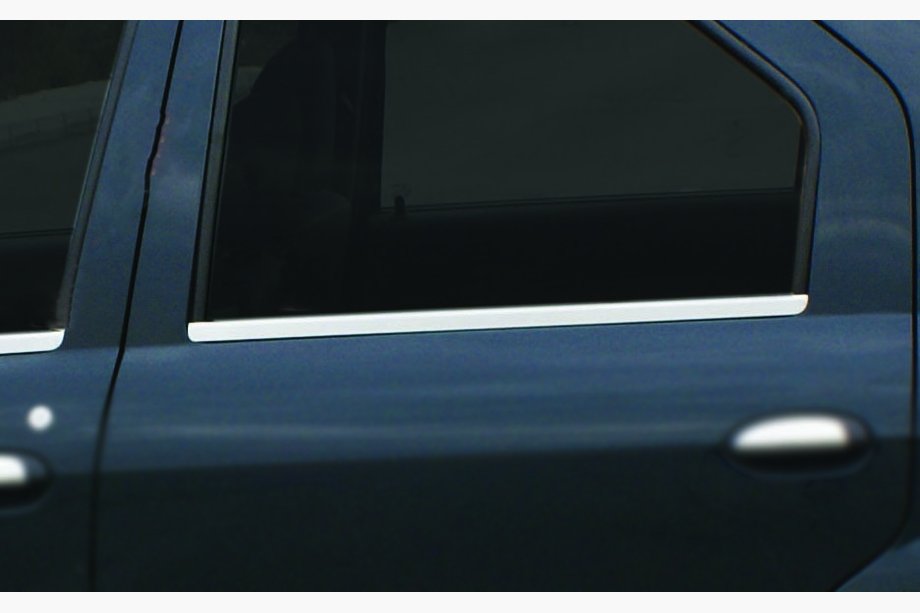 Renault Logan I 2005-2008 (Carmos) Fensterrahmen Edelstahl Image