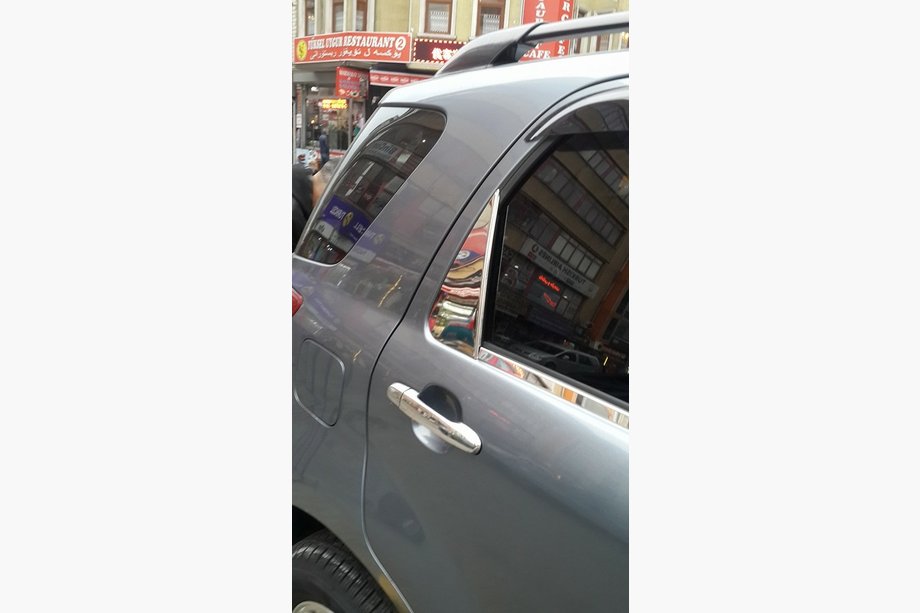 Daihatsu Terios 2006-2017 Abdeckung für Windabweiser (2 Stk, Edelstahl) Foto 6