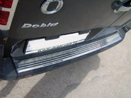 Fiat Doblo I 2005-2010 Heckstoßstangenabdeckung OmsaLine Edelstahl Matt Foto 1
