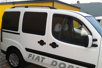 Fiat Doblo I 2001-2005 Dachreling Schwarz Foto 3