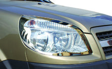Fiat Doblo I 2005-2010 Scheinwerfer Abdeckungen (2 Stk, Stahl) Foto 1