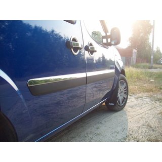 Türleisten Schmale Ausführung (4 Stk, Edelstahl) Fiat Doblo I 2005-2010 Foto 2
