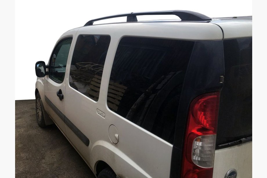 Fiat Doblo I 2001-2005 Dachreling Schwarz Image