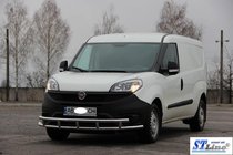 Fiat Doblo II 2010-2022 Frontschutzbügel ST016-3 (Edelstahl) 42/42 mm Foto 2