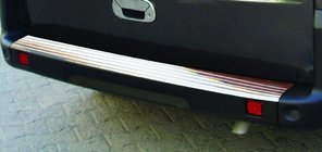 Fiat Doblo I 2005-2010 Heckstoßstangenabdeckung OmsaLine Edelstahl Matt Foto 2