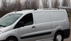 Citroen Jumpy 2007–2017 Dachreling Chrom Kurzbasis, Metallfüße Foto 1