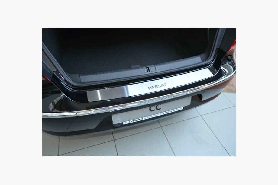 Volkswagen Passat CC 2008-2017 Heckstoßstangenabdeckung Natanika (Edelstahl) Image