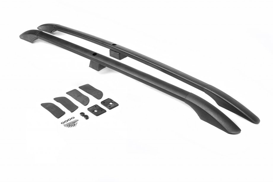 Renault Scenic/Grand 2003-2009 Dachreling Schwarz (2 Stk) Kurzer Radstand Foto 2